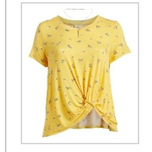 Yellow bicycle shirt , new
